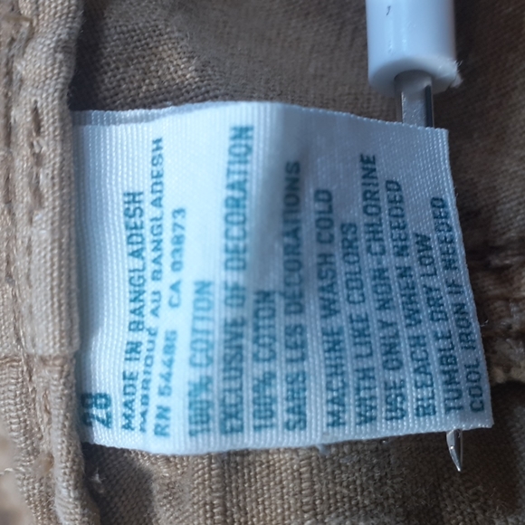 American Eagle RipStop Cargo Shorts Longer Length Size 28 - Picture 8 of 14